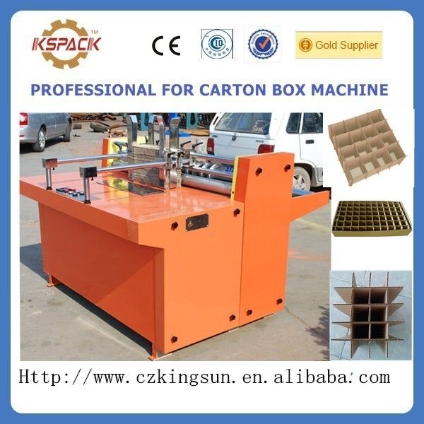 corrugated sheet partition machine,corrugated carton box partiion machinery