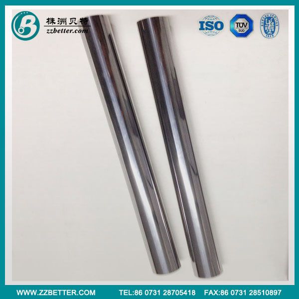 HIP sintered extruded solid tungsten carbide rods / round bars