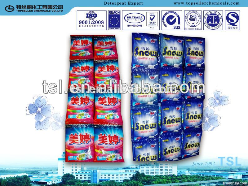 2015 HOT!30g-150g Detergent Powder in sachet packing