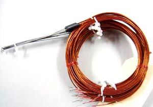 Copper sheathed heating cable