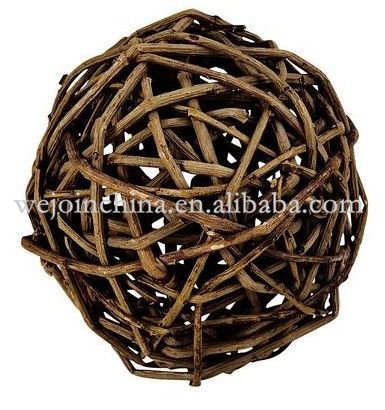 Eco -friendly wicker balls Beauty hanging ball for sale