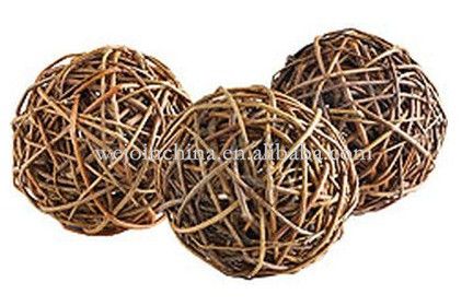 Eco -friendly wicker balls Beauty hanging ball for sale