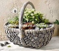 Wholesale wicker Flower Basket 