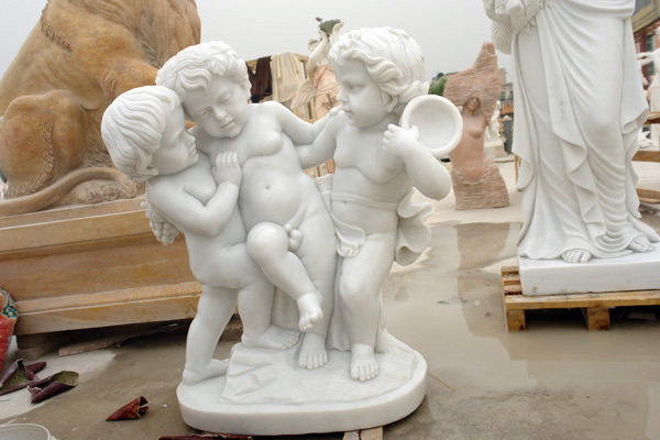 Marble sculpture carving