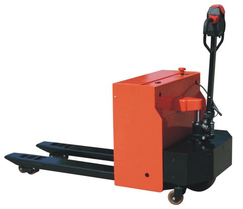 Semi-electric pallet truck