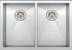 Double-Bowl Stainless Steel Man-Made Sink