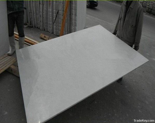 white marble slab