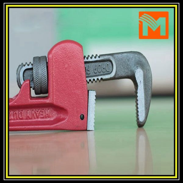 heavy duty pipe wrench in good quality