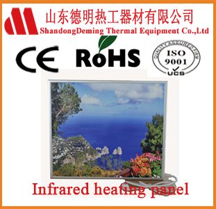 European hot selling thin frame infrared heating panel