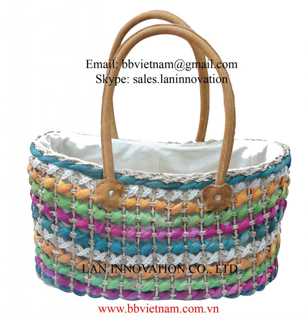 Water Hyacinth Handbag handmade with bestprice