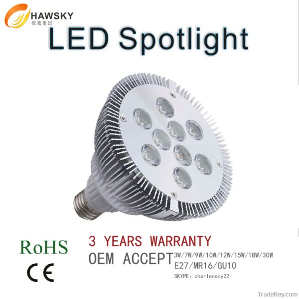 MR16 GU10 factory direct sell CE ROHS LED spotlight manufacture