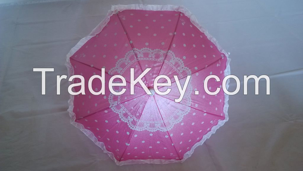 Dot Lace Childrens Umbrella