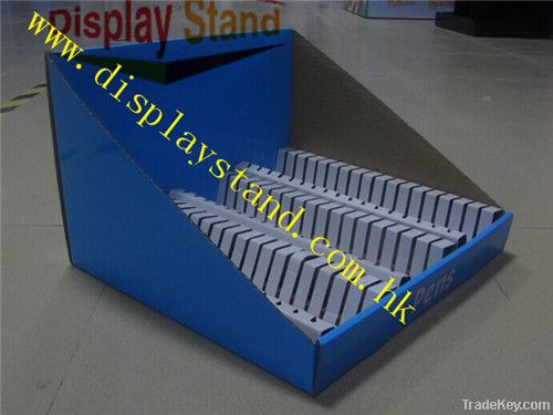 POP Cardboard Counter Top Display Tray, Eco-friendly Paper Display