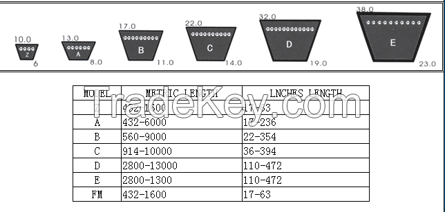 rubber v belt