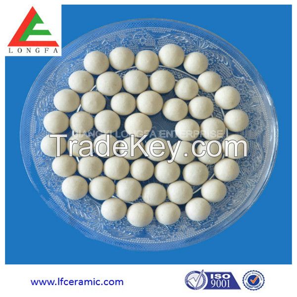 Industrial inert ceramic balls for tower packing