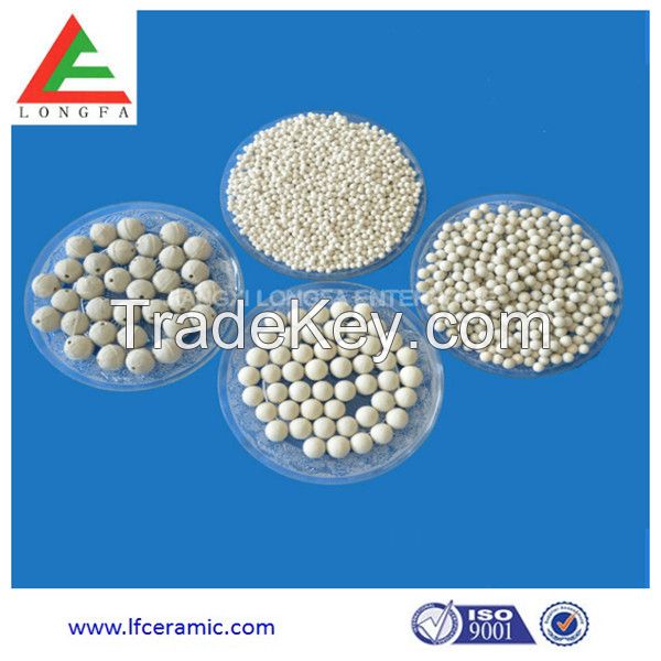 Industrial inert ceramic balls for tower packing