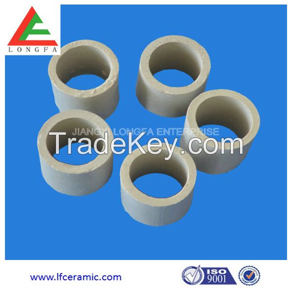 Industrial ceramic rings for tower packing