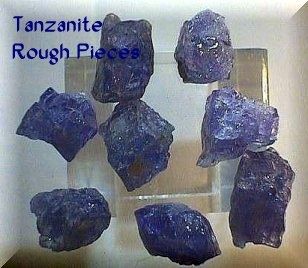 Rough Tanzanite