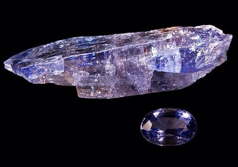 Rough Tanzanite