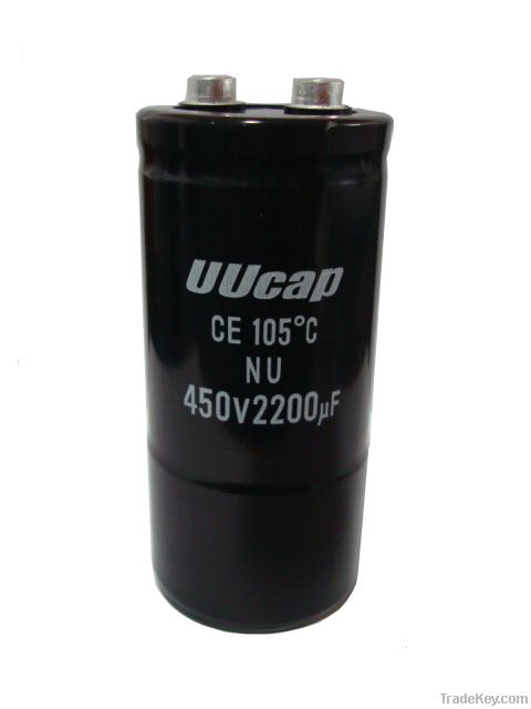 450V 2200UF Screw Type Electrolytic Capacitor with 3000 hours lifespan