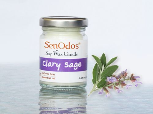 Clary Sage Soy Candle 190g / 45g