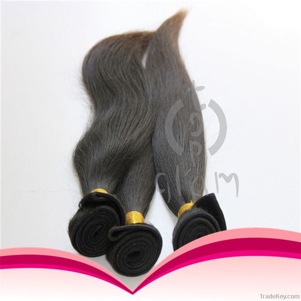 Grade 5A 100% Indian virgin human hair straight wave with great price