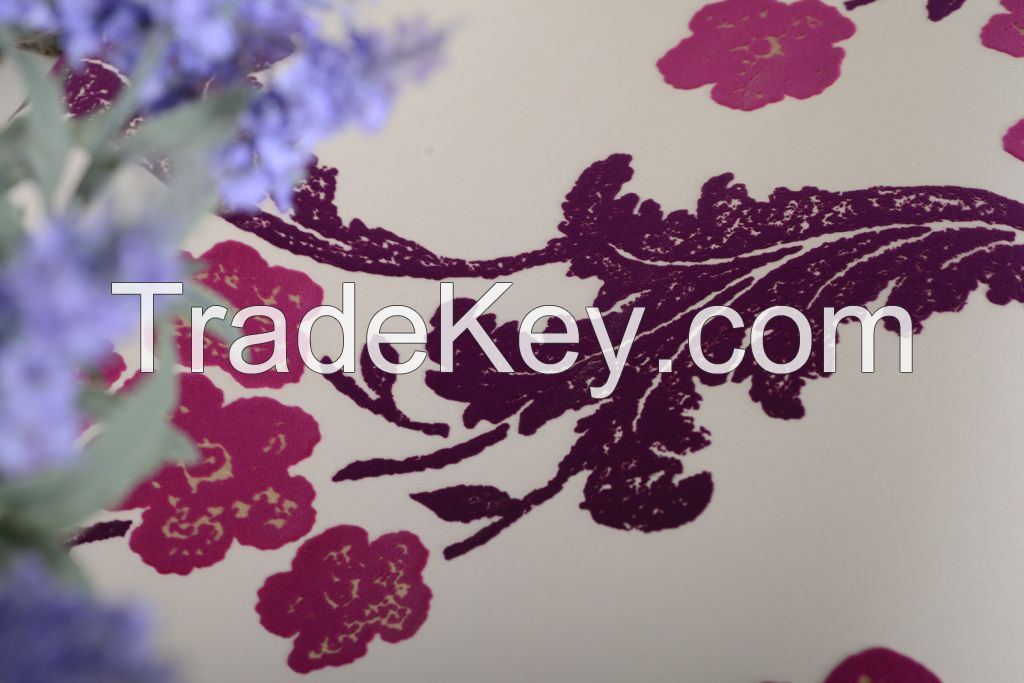 The best wallpaper/PVC wallpaper/velvet wallpaper manufacturer in China