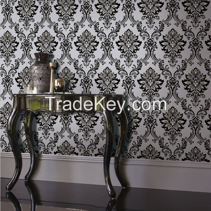 Excellent Wallpaper/flock wallpaper/PVC wallpaper/velvet wallpaper manufacturer