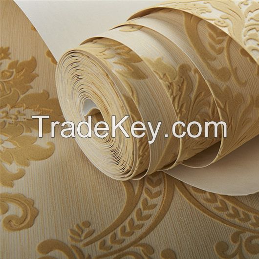 Excellent Wallpaper/flock wallpaper/PVC wallpaper/velvet wallpaper manufacturer