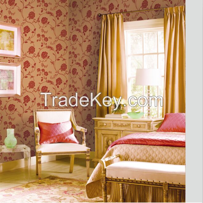 Wallpaper/flock wallpaper/PVC wallpaper/velvet wallpaper