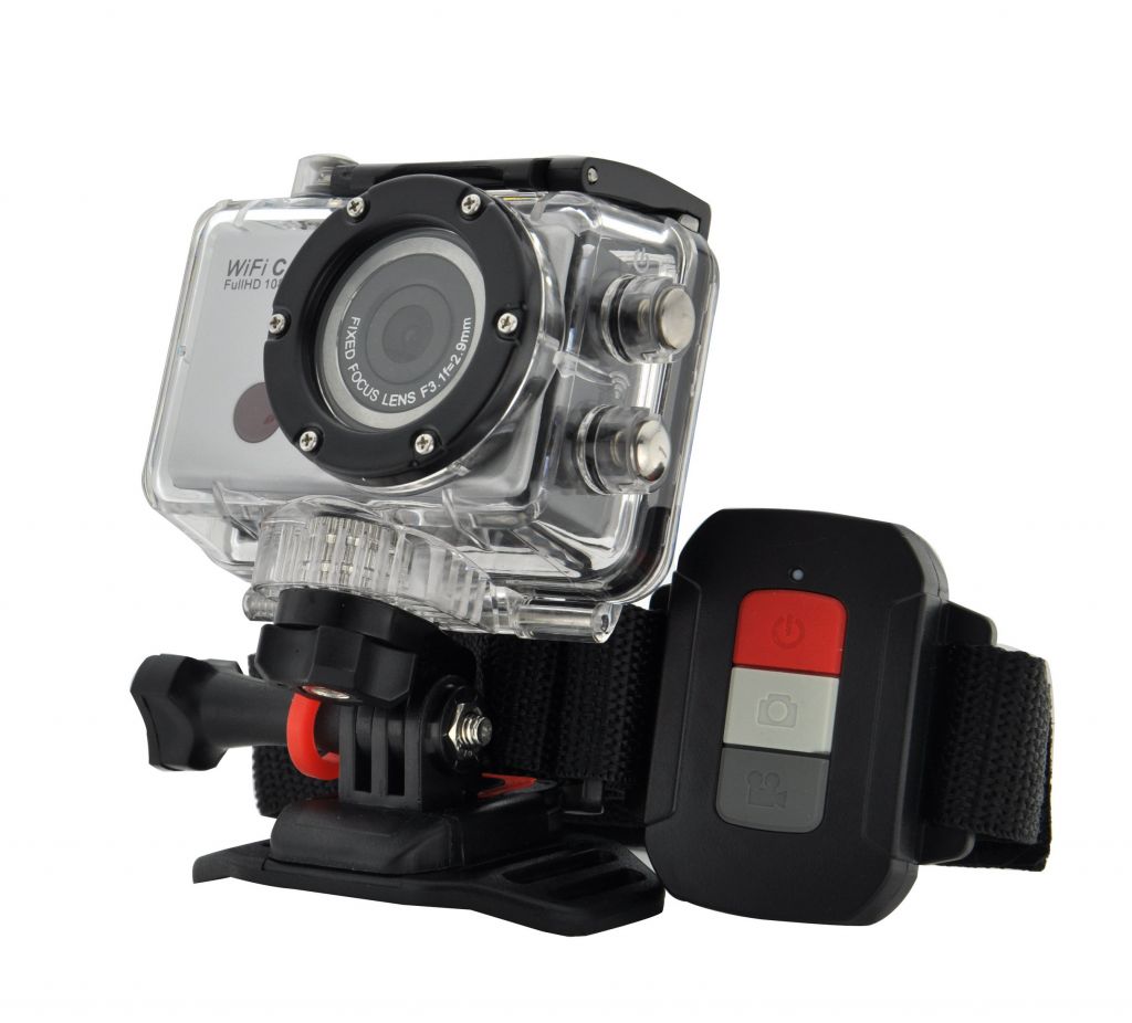 1080P Wi-Fi DV Sports Camera with Waterproof Case& Remote Controller