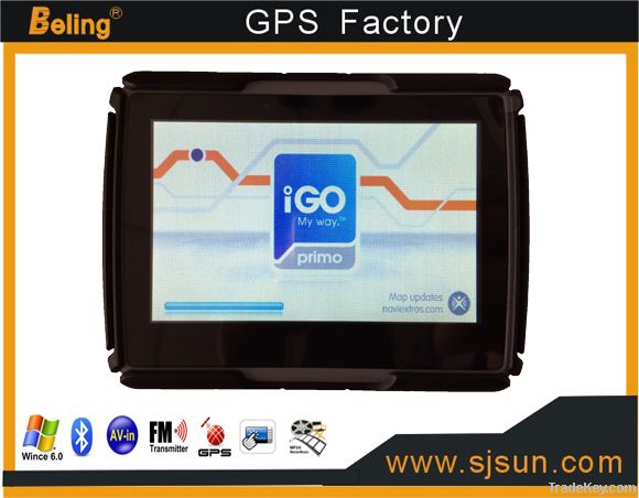 2014 new model 4.3 inch GPS Navigator, waterproof gps navigator, motorcy