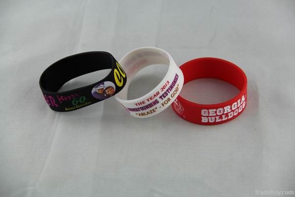 custom promotion silicone bracelets