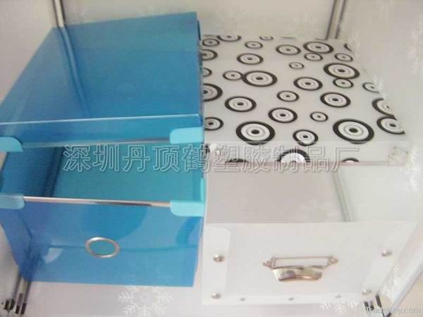waterproof plastic foldable storage box with lid