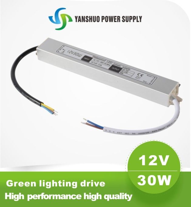 12V 30W constant voltage waterproof power suppply led driver