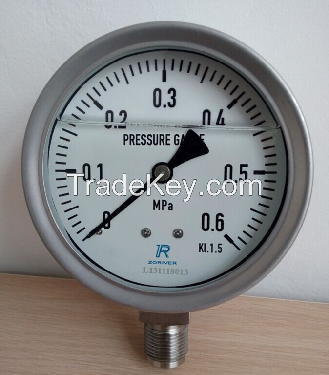 Stainless Steel Corrosion-proof pressure gauge