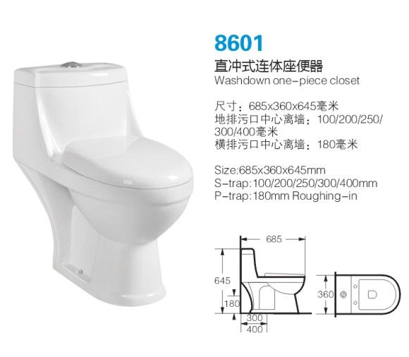 Economic  One  Piece  Toilet