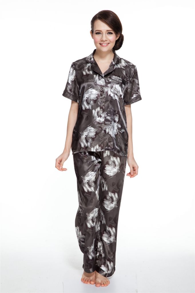 Women's Floral Cotton Pajama Nightgown