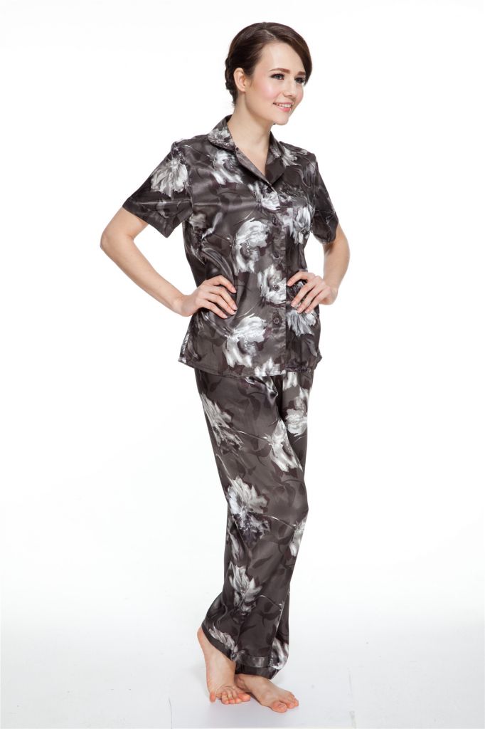 Women's Floral Cotton Pajama Nightgown