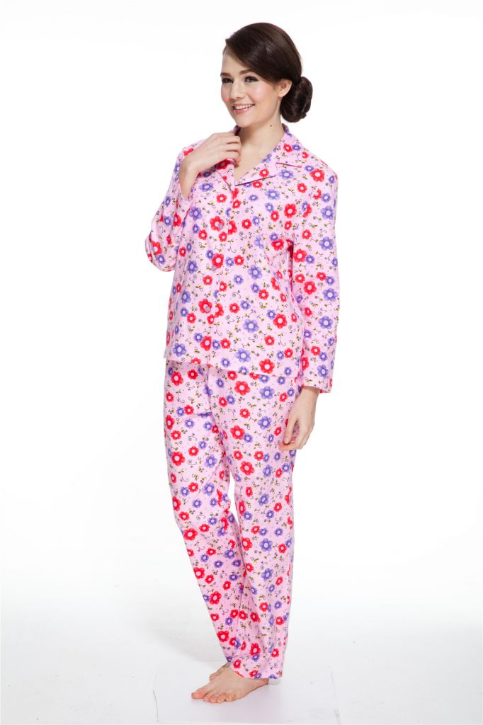 Ladies Cotton Floral Pajama
