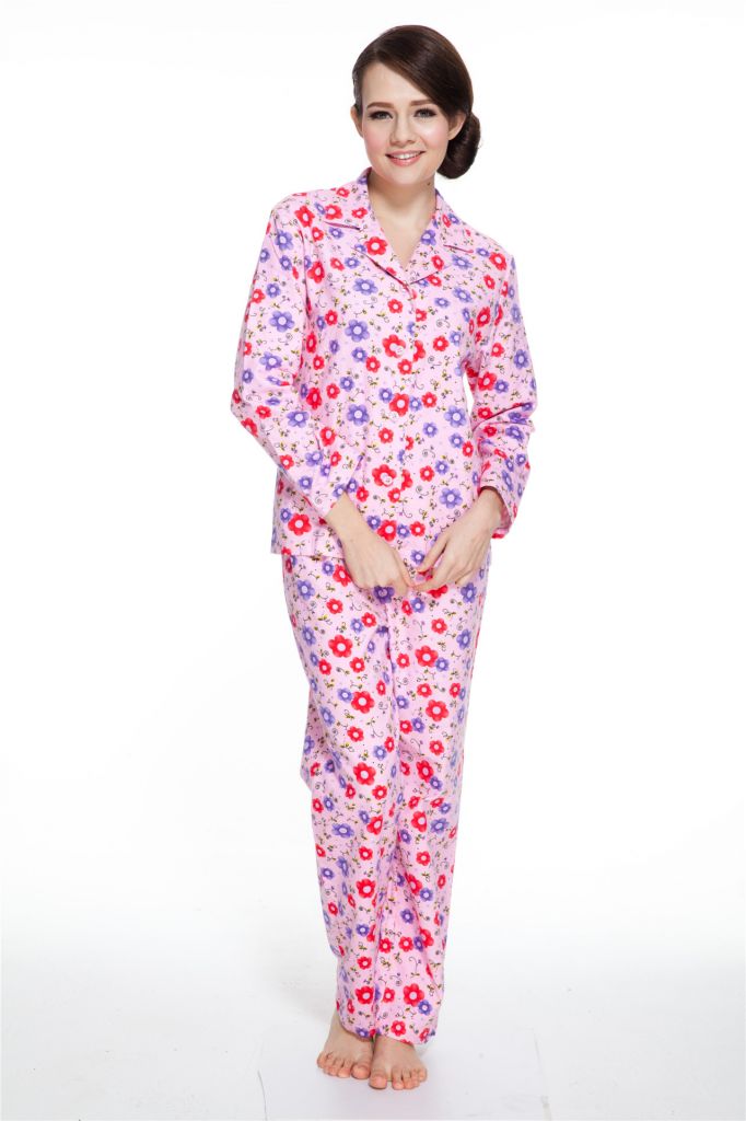 Ladies Cotton Floral Pajama