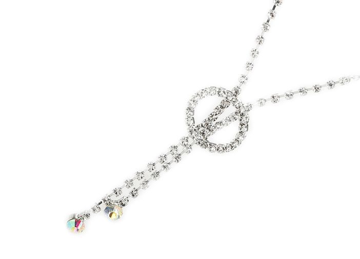 Colorful Crystal Making Rhinestone  Necklaces Wholesale Fashion Necklace NF1222-0450