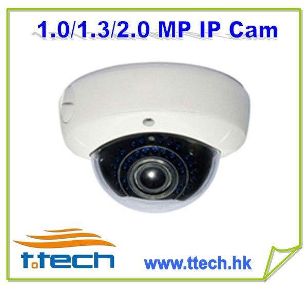 HD 1080P IR Vandalproof IP Dome Camera