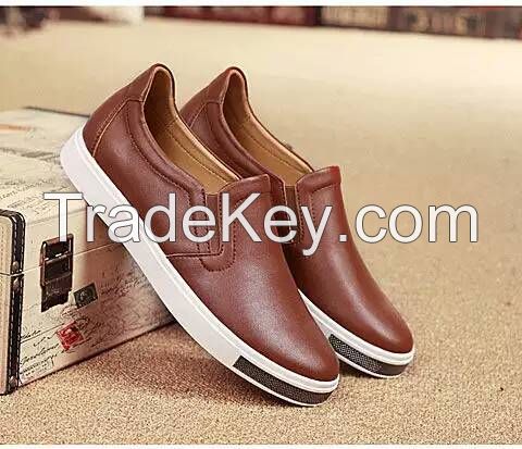 men's slip-on causal leather shoes