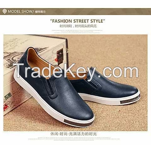 men's slip-on causal leather shoes
