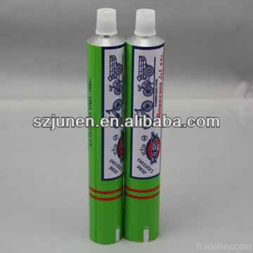 Aluminum collapsible adhesive tube