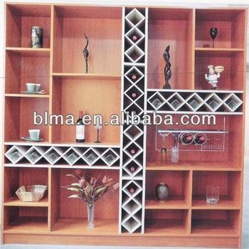 2013 popular design wood bookcase with melamine veneer lower price wood