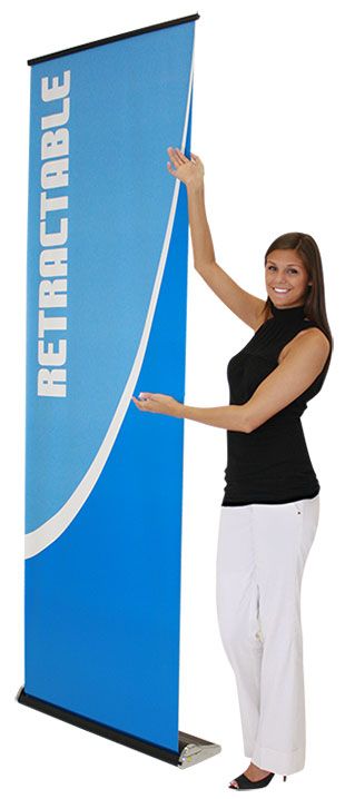 Elevate retractable banner stand