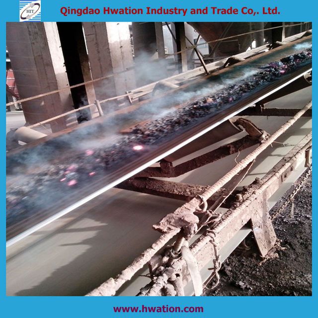 Industrial Heat Resistant Rubber Conveyor Belt with high quality