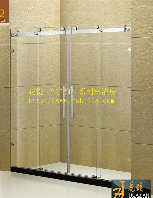Customized Frameless Sliding Shower Room with Square Tube (Y 3214)